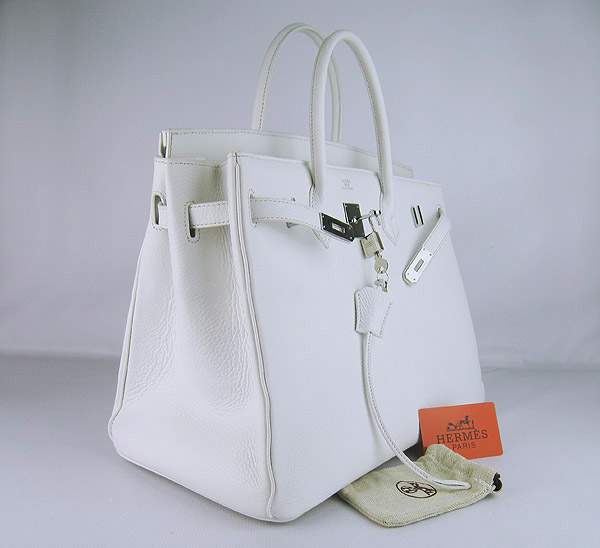 Replica Hermes Birkin 40CM Togo Bag Light White 6099 Online